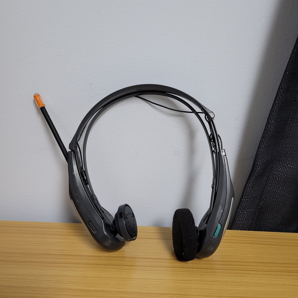 Sony FM/AM‎ Walkman SRF-H3 Stereo Headphone Radio Headset Missing Earpad